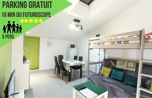 Appartement entier meublé à Beaumont proche Futuroscope et Poitiers Technopole - Foto 15