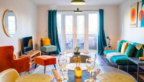 Modern 2BR 2BATH Apt Cardiff Bay Parking - Foto 1