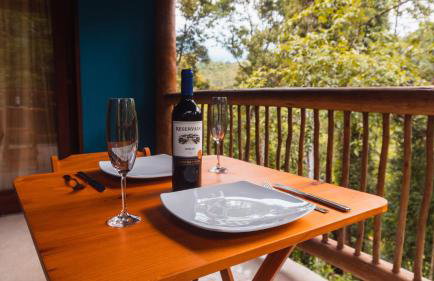 Ecocasa azul - Chalé na mata - Foto 26