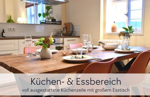 GRÄFIN ANNA - Rückzugsort für Freundetreffen in der historischen Hinterburg Schlitz - 2 Schlafzimmer, Altstadtlage, Garten, Aufzug, Hund willkommen - Foto 12