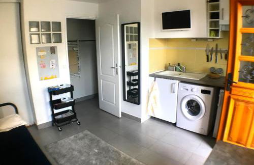 Studio calme proche Paris avec terrasse privative et jacuzzi en option - Foto 8