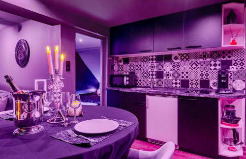 Love Room Escale du Desir - Balançoire d'amour, Croix de Saint André, Menottes et Fauteuil Tantra - love-room-alsace-67 - Foto 14