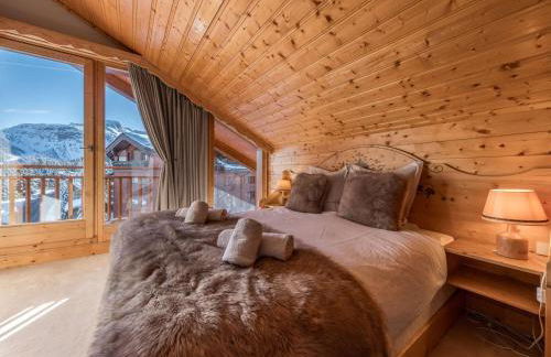 Duplex skis aux pieds, Courchevel 1850, 99m², 6 pers., cheminée, balcons, garage, WiFi - FR-1-631-132 - Foto 9