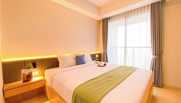 Warm And Cozy Studio Apartment At Gold Coast - Foto 5, Habitación