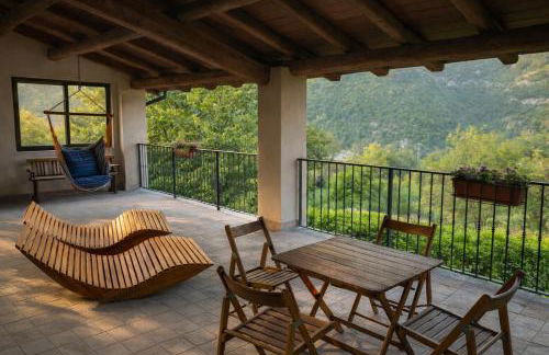 Cascina Bruna - Terrazza panoramica e giardino a Bobbio, Val Trebbia - Foto 3