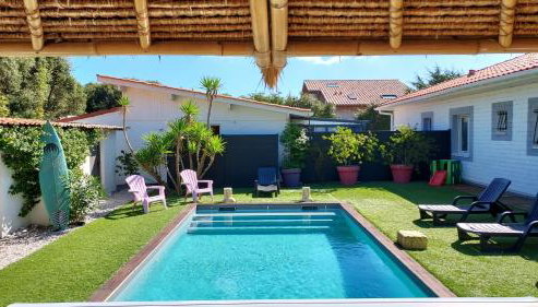 Villa Océan-Achard-Labenne - Foto 5, Garden, sunbed, Garden view