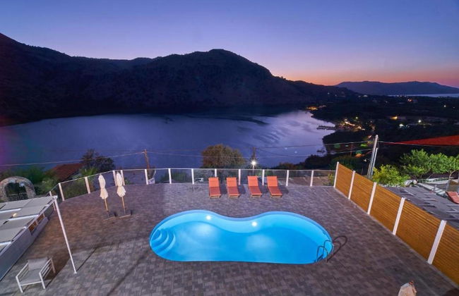 Stunning Lake Kournas Retreat 2 New Private Pool - Photo 42