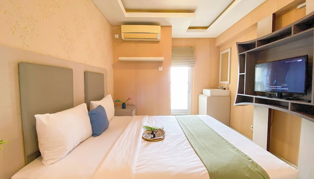 Warm And Homey 2Br At Green Bay Pluit Apartment - Foto 5, Habitación