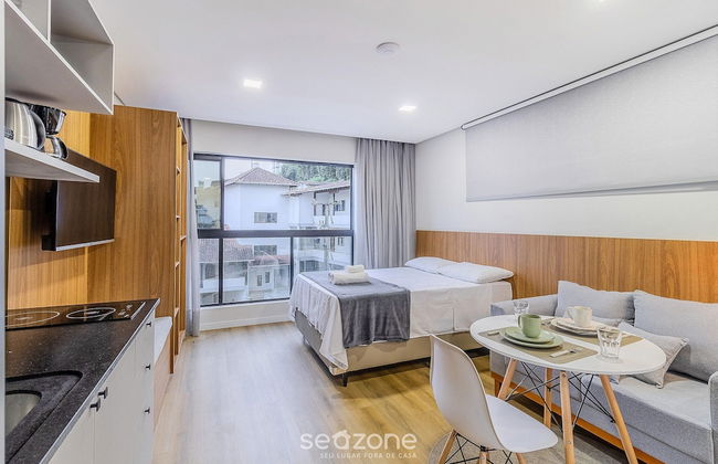 RUP Studios Equipados em Prédio Piscina - Foto 7