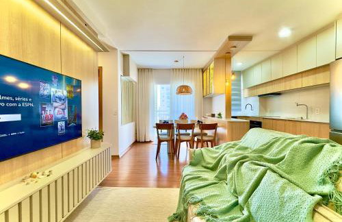 Apto em Condominio Frente Mar com Piscinas Spa Sala de Jogos Quadra de Futebol e Espaco Kids Ideal para Familias - Photo 59