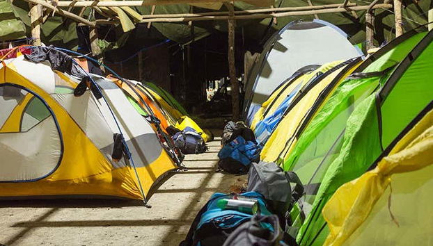 One of the campsites where we'll spend the night