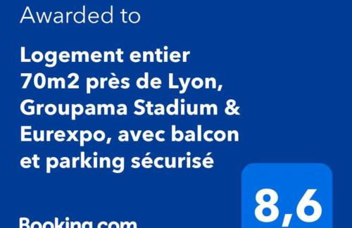"Home Sweet Home" - 70m2 - proche Lyon, Eurexpo, Groupama & Matmut Stadium, LDLC Arena - Foto 15