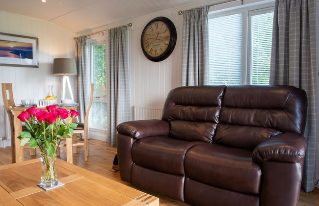 Super King Lodge-sleeps 2-hottub-sea View - Foto 13