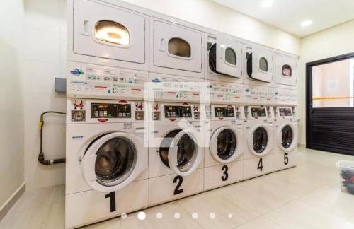 Flat luxo, mobiliado c/ ar, wi-fi, pisc. e academia - Foto 23