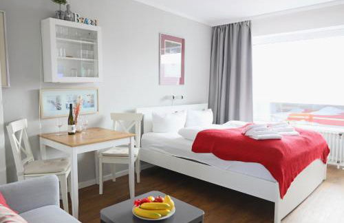 Helle, 1- Zimmer Appartement mit Doppelbett - Foto 1