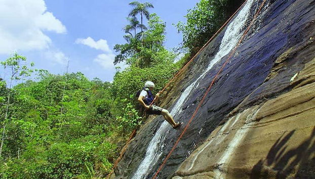 Abseiling in Kitulgala
