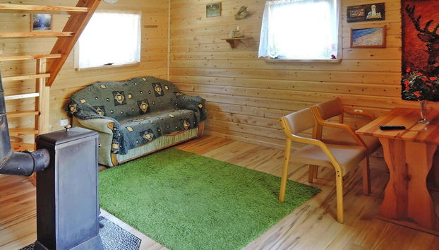 Chalet Near Baltic Sea and Wolinski Park - Foto 4, Sala de estar