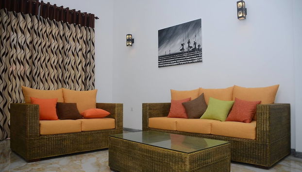 Zona de estar del vestíbulo