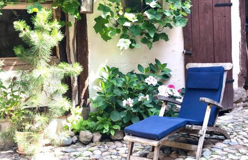 himmlischer Hof - Juwel von 1477 mit P, romantischer Innenhof, Kamin, Öko, Denkmal - Foto 31