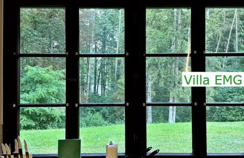 Luxus Ferienhaus Villa EMG München in Moosburg mit Pool, SPA, Kamin, Wald, See für Familien Gruppen bis 24 Personen - Foto 65