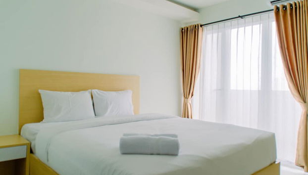 Comfortable And Minimalist Studio At Amethyst Apartment - Foto 2, Habitación