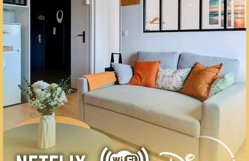 Duplex vue mer à deux pas de la plage, balcon et espace cinéma - Foto 1