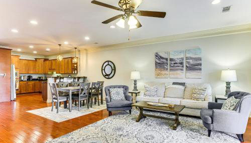 Private Patio, Decks Waterfront Eatonton Townhome - Foto 5