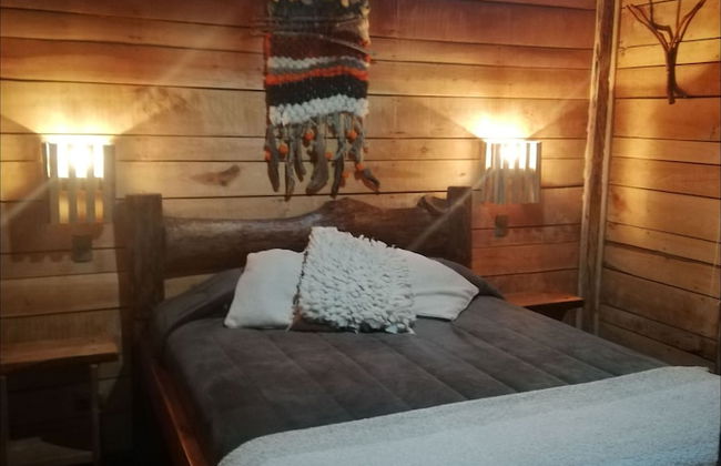 Cabaña Rústica 2 Maravillosa,con Troncos Nativos, con Orilla de Río Trancura - Photo 15