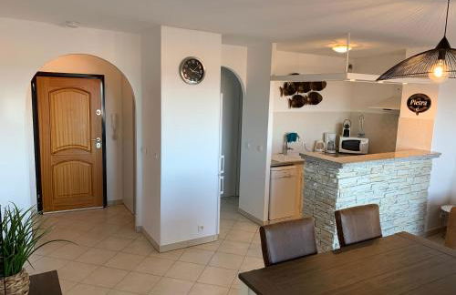 T2 clim 54m2, 17m2 de terrasse très belle vue mer - Foto 6