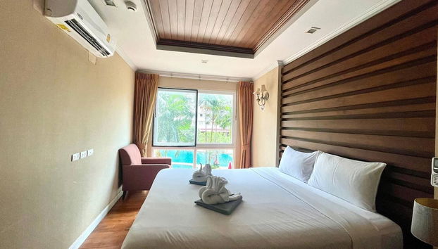 6-26 - 1 Bdr Condo With Balcony and Shared Pool - Foto 4, Habitación