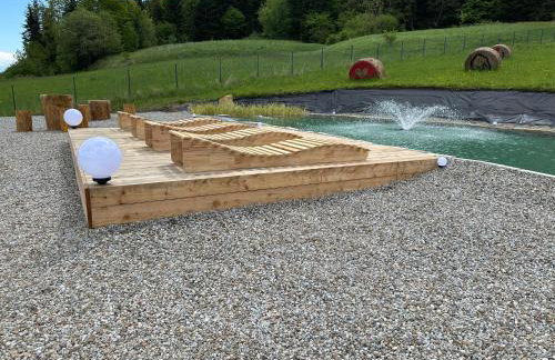 Stodoły Modyń - Domki w Beskidzie Wyspowym - staw kąpielowy, balia, sauna, grota solna - widok na góry - Photo 4