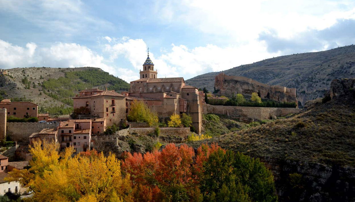 Albarracín et ses couleurs automnales
