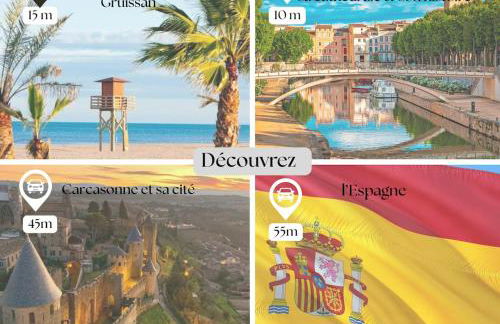 Charmante villa familiale, avec piscine privée, idéale pour une journée à la plage et proche des grands buffets - Foto 12