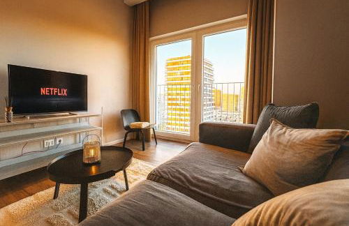 Homely! Skyview 2-Room Apartment, Airport, Fair, Rooftop, Gym! - Foto 15