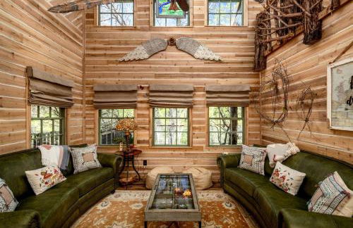 Magical Treehouse with Slide by Brazos River for Family Glamping Adventures in Texas - Foto 9