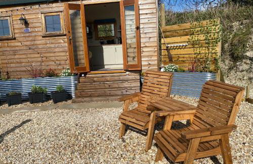 Cosy Shepherds Hut, heating, Hot Tub, WiFi and magnificent view - Foto 44