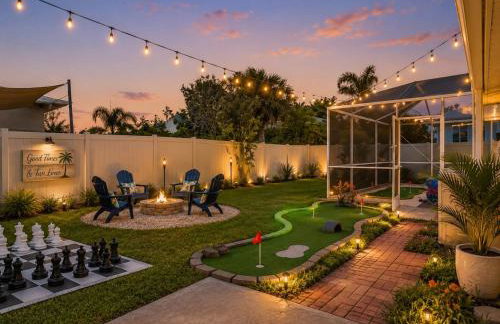 Venice Pool BBQ Mini Golf 3BR 2BA Sleep 12 - Foto 3