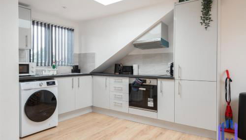 Scandi Loft Style Apartment - Sleeps 6 - near Manchester Airport - Foto 4, stove