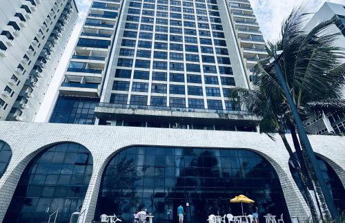 Flat 10 andar no Golden Beach acesso direto a praia - Photo 14