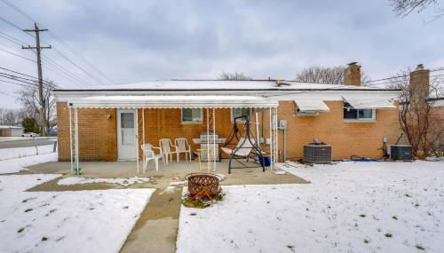 8 Mi to Detroit Zoo Family Home with Game Room - Foto 4