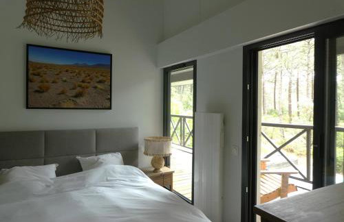 Maison au calme entre Océan et Lac, vue sur le golf, piscine chauffée, classée 4 étoiles - Foto 24