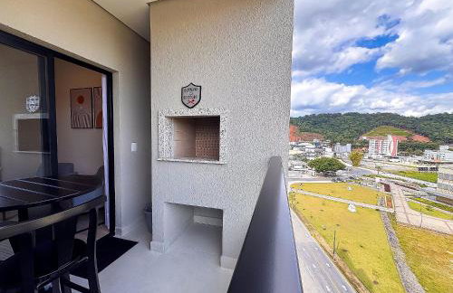 Apto com 1 quarto e sacada com churrasqueira - Foto 4