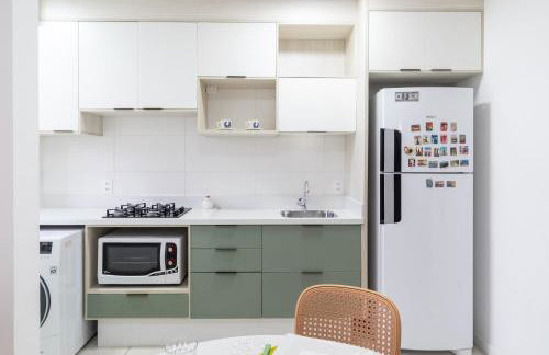 Apartamento a 150 M DA PRAIA com SACADA, WI-FI, PISCINA, PORTARIA 24h, PLAYGROUND e vaga de GARAGEM - Photo 30