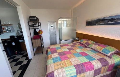 Studio Red Vidigal com Varanda, Vista Mar e Hidromassagem - Foto 14