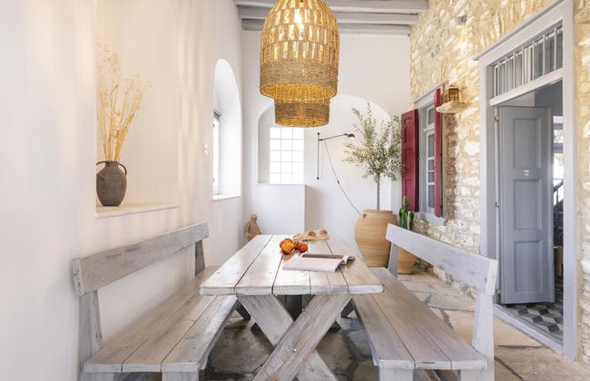 Villa Gaia Syros 1800 s Stone Building - Foto 46