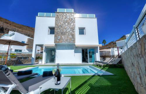 Villa Rosa-Soleada Villa Privada con Piscina Climatizada & WIFI en Tauro-Mogán - Foto 1