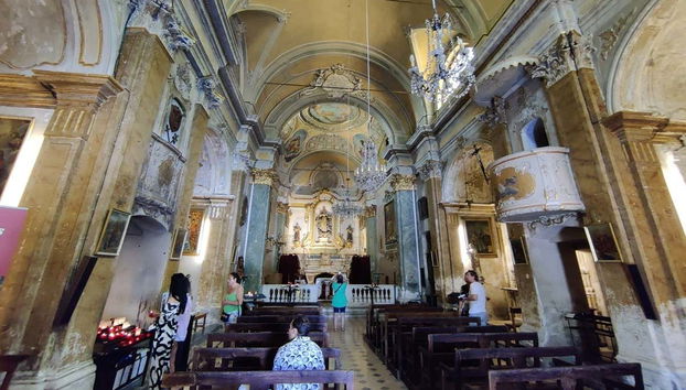 Interior da igreja de Notre-Dame-de-l'Assomption