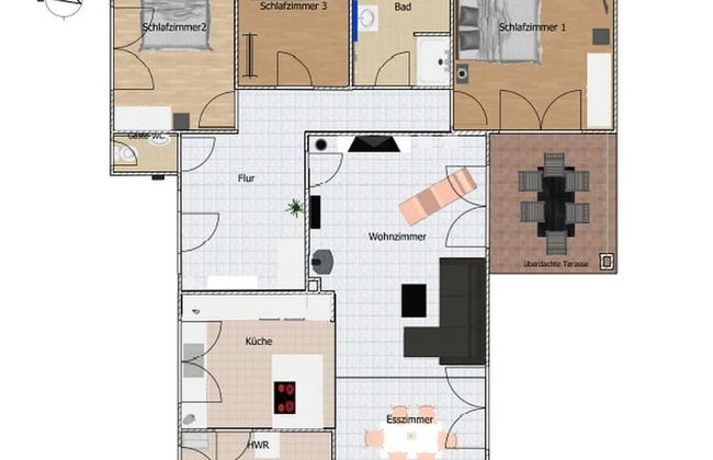 Bungalow Huus Seerose - Foto 19