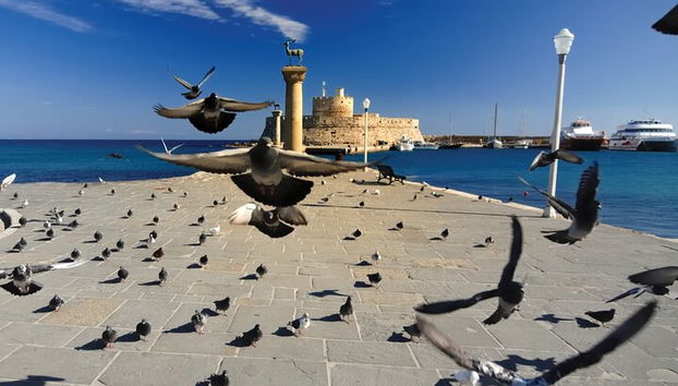 Rhodes & Lindos & Butterfly Valley - Excursión privada de medio día - Foto 4, Puerto de Mandraki