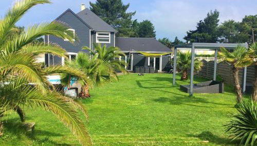 Villa ensoleillée à Bretteville-sur-Ay avec piscine privée - Foto 2, Garden